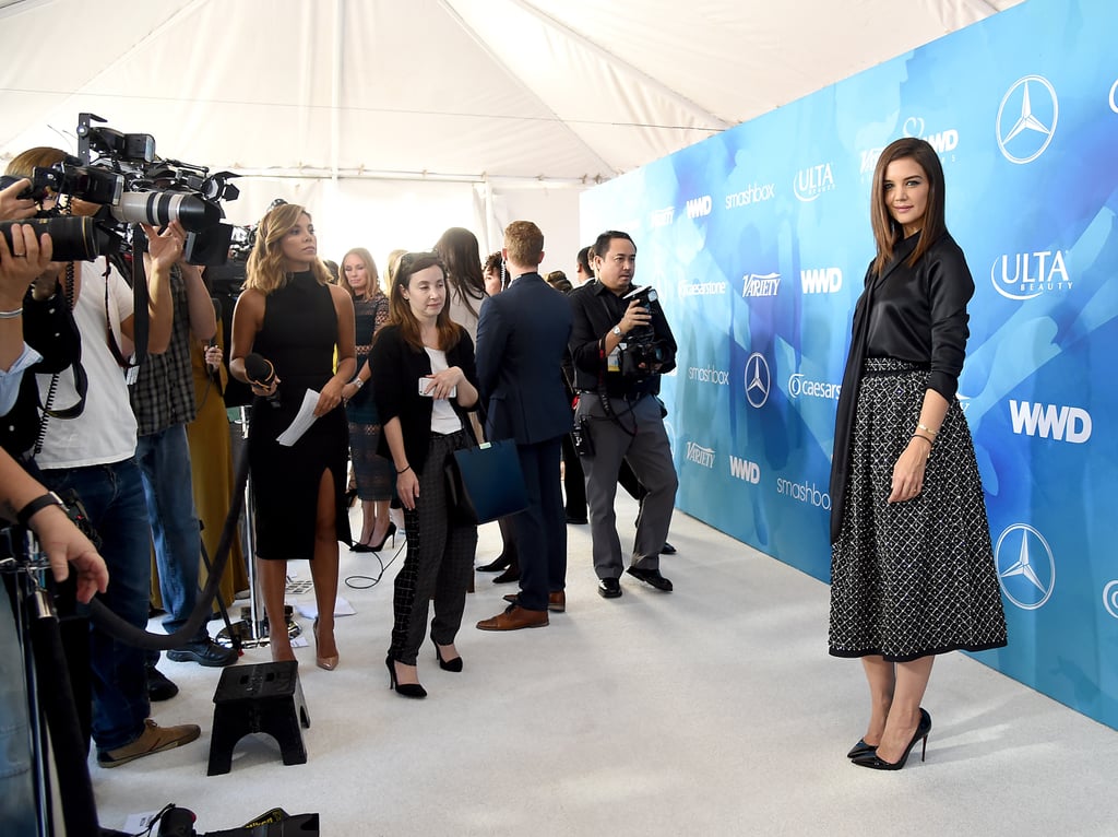 Katie Holmes and Zac Posen at WWD Event | November 2015