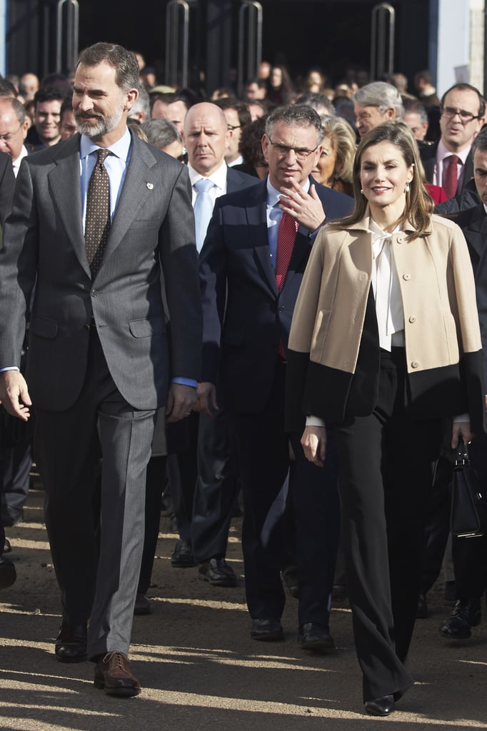 Queen Letizia's Layered Look