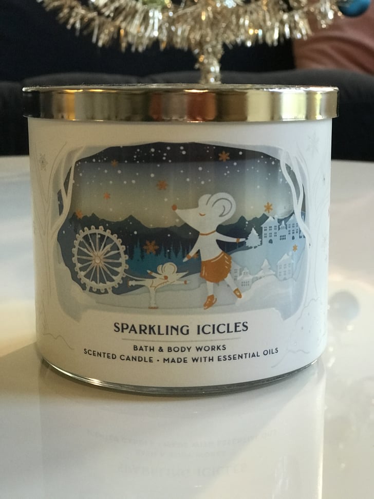 Sparkling Icicles Best Bath & Body Works Holiday Candle Scents Ranked
