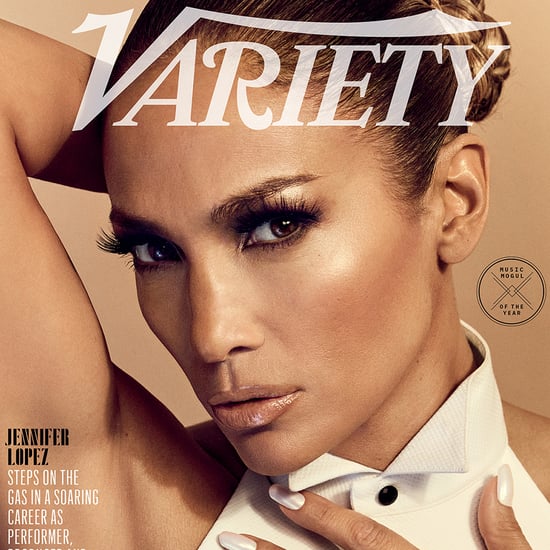 Jennifer Lopez's White Nail Polish Colour for Variety Cover