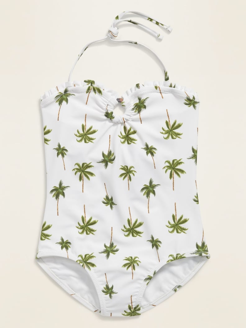 Old Navy Printed Halter Swimsuit
