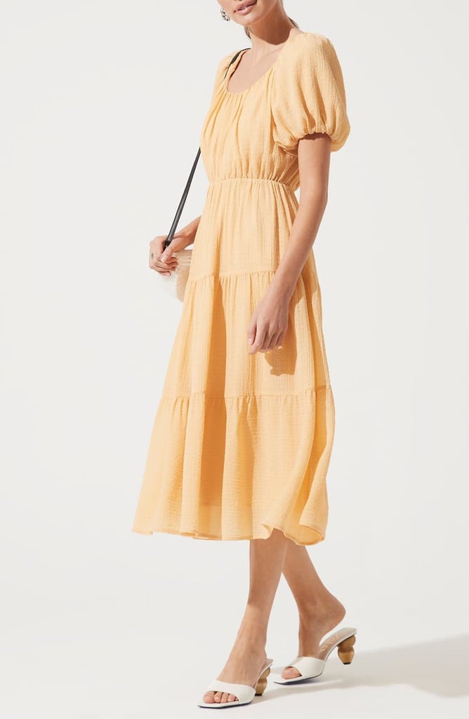 ASTR the Label Tiered Short Sleeve Dress