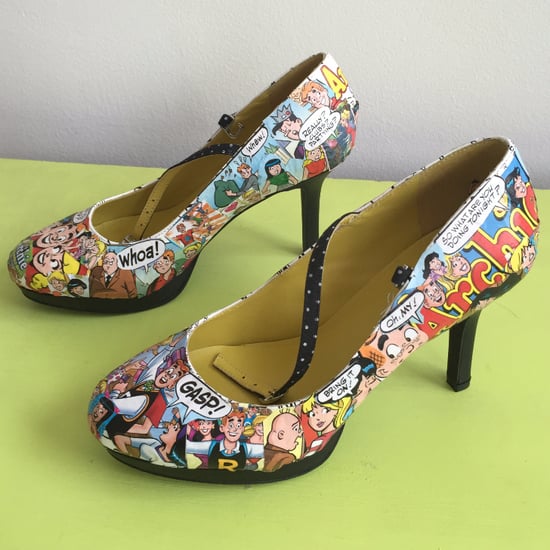 DIY Comic Book Shoes