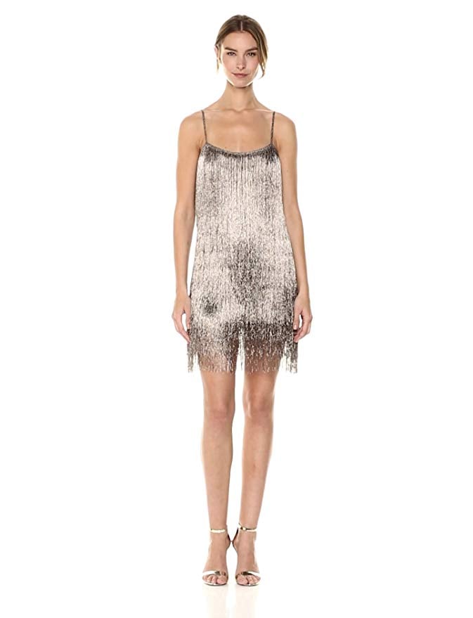 rachel zoe della fringe dress