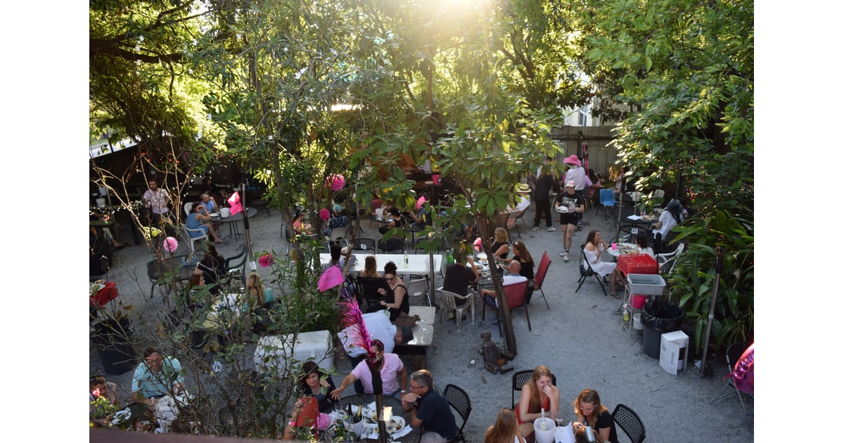 The backyard is where the magic is Bacchanal Wine Bar in New Orleans