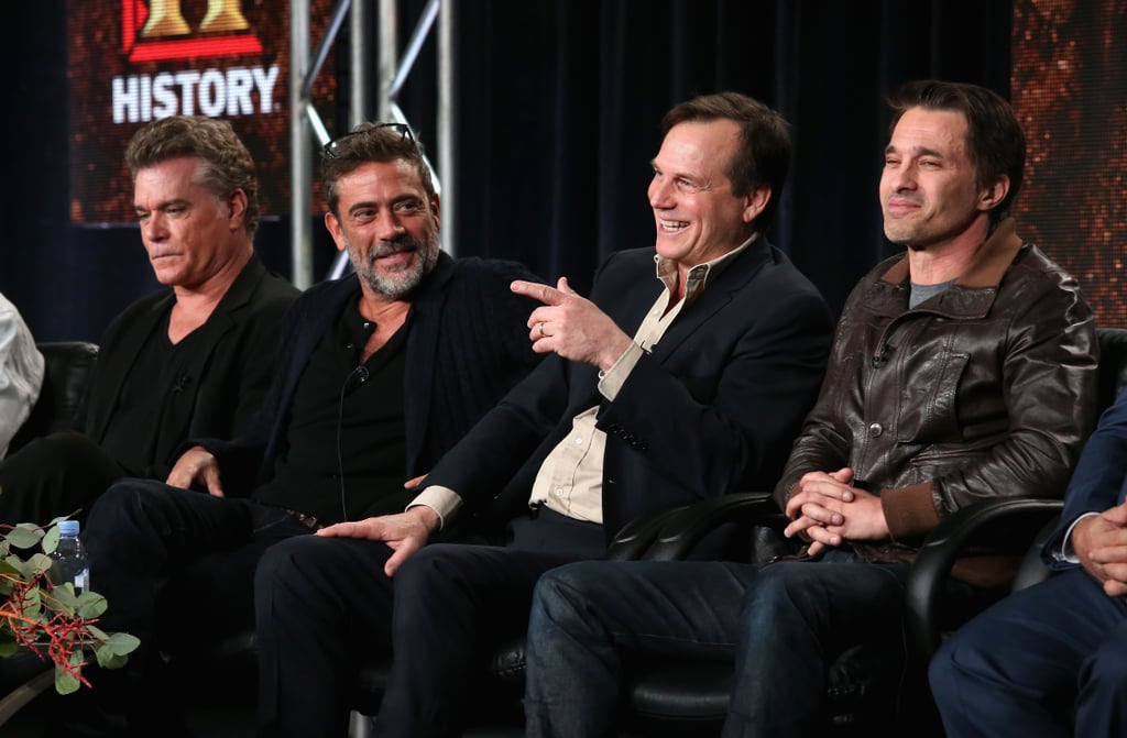 Ray Liotta, Jeffrey Dean Morgan, Bill Paxton, and Olivier Martinez promoted Texas Rising at the Winter TCAs on Friday.