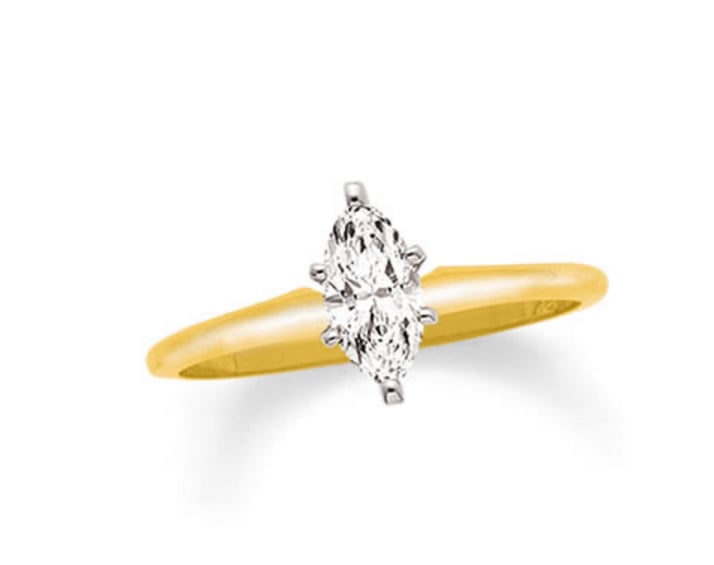 Zales 1 CT. Marquise Diamond Solitaire Engagement Ring in 14K Gold ($3,800)