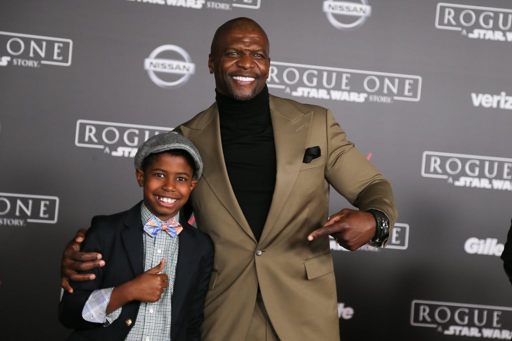 Terry Crews and His Son at Rogue One LA Premiere 2016