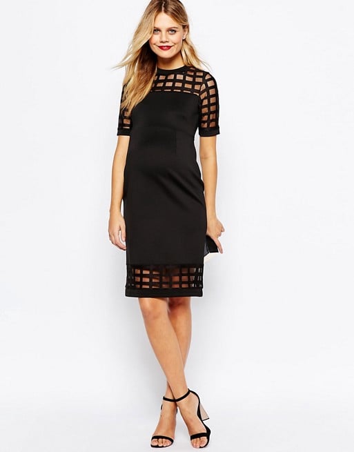 ASOS Petite Cage Insert Bodycon Dress