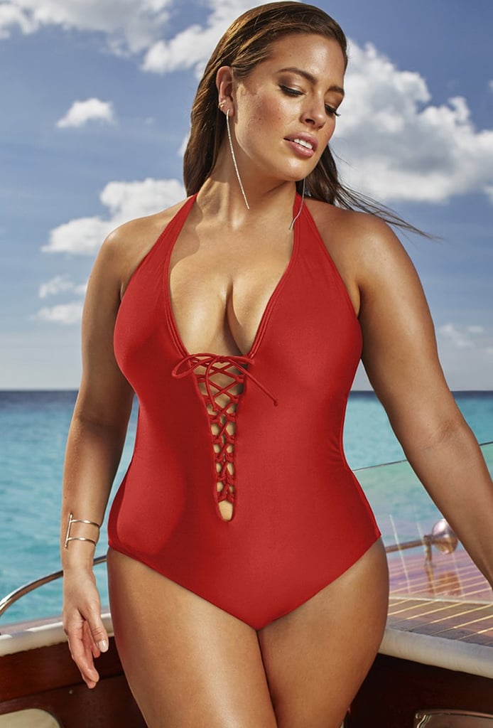 Ashley Graham x swimsuitsforall Secret Agent Siren Swimsuit ($109)