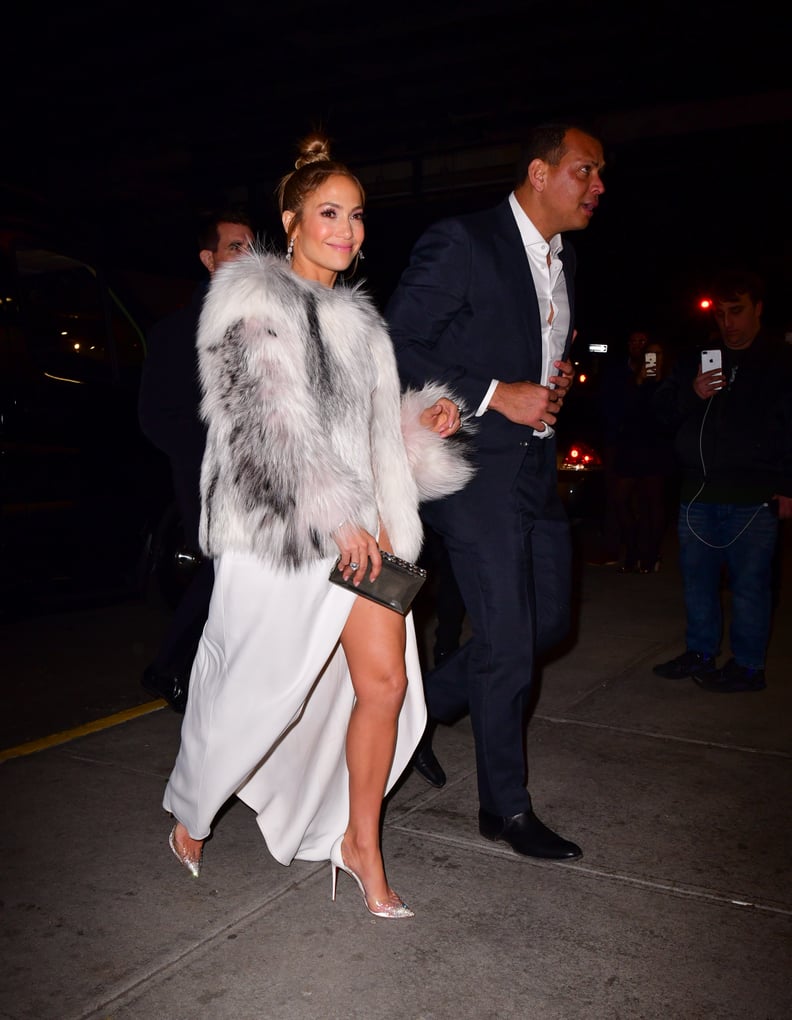 Jennifer Lopez White Elie Saab Dress at Second Act Afterparty ...