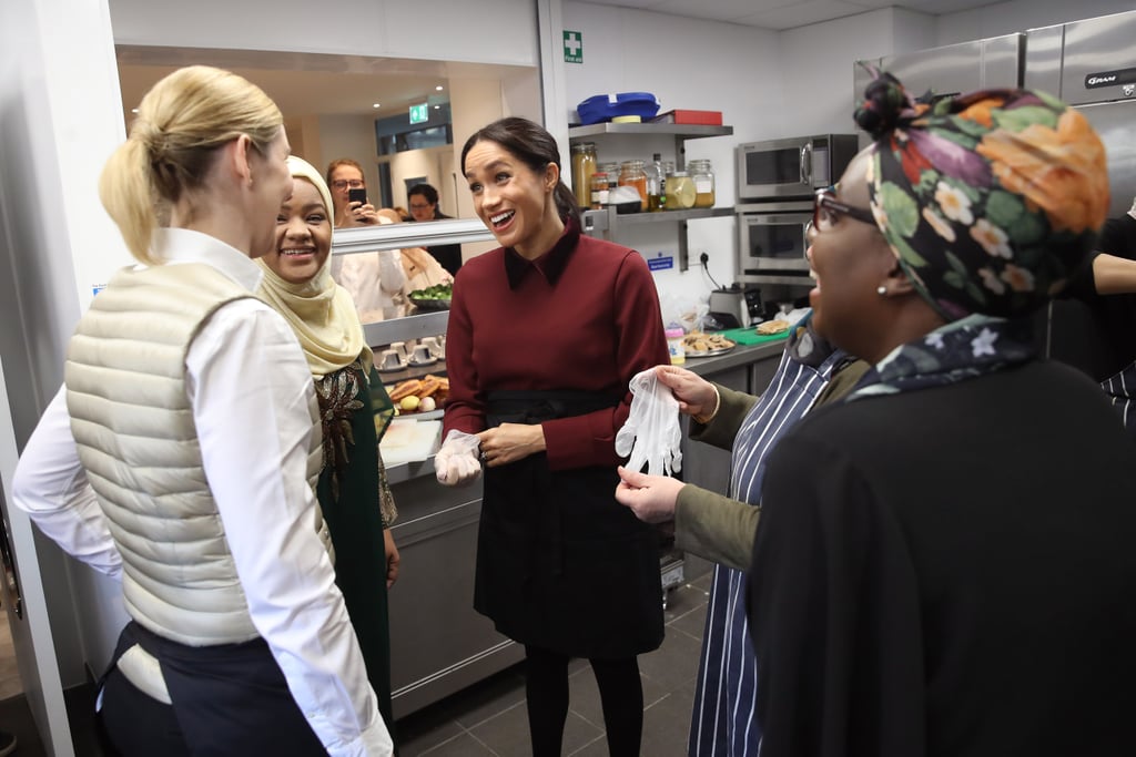 Meghan Markle Visits Hubb Community Kitchen November 2018