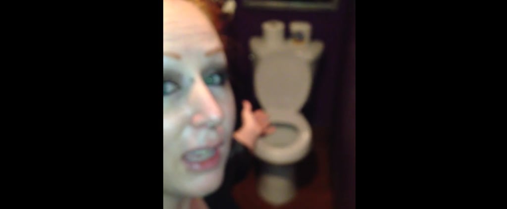2-Way Mirror in Bar Bathroom