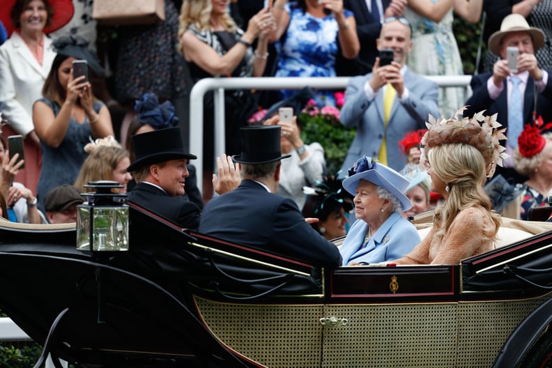 Queen Elizabeth and Prince Andrew With King Willem-Alexander and Queen Maxima of the Netherlands