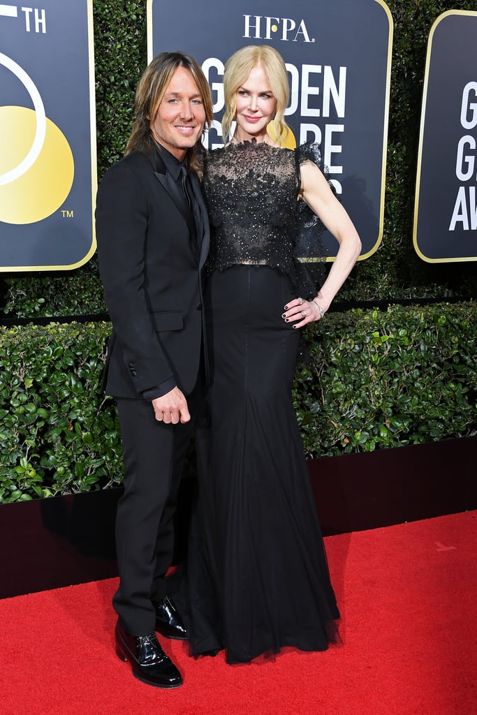 Keith and Nicole were one of the best dressed couples at the 2018 Golden Globes.