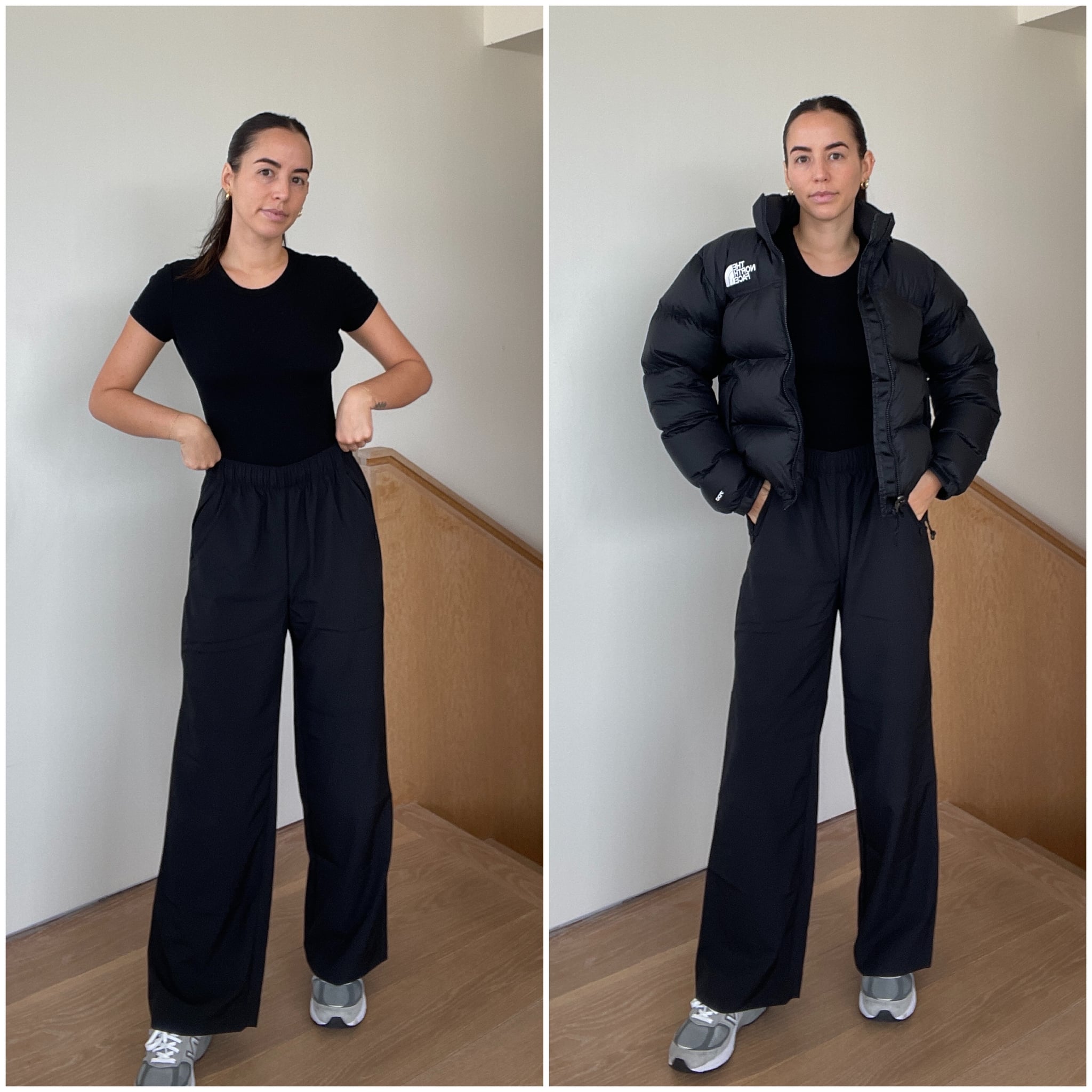 Old Navy High-Waisted Stretch-Tech Wide-Leg Pants Review