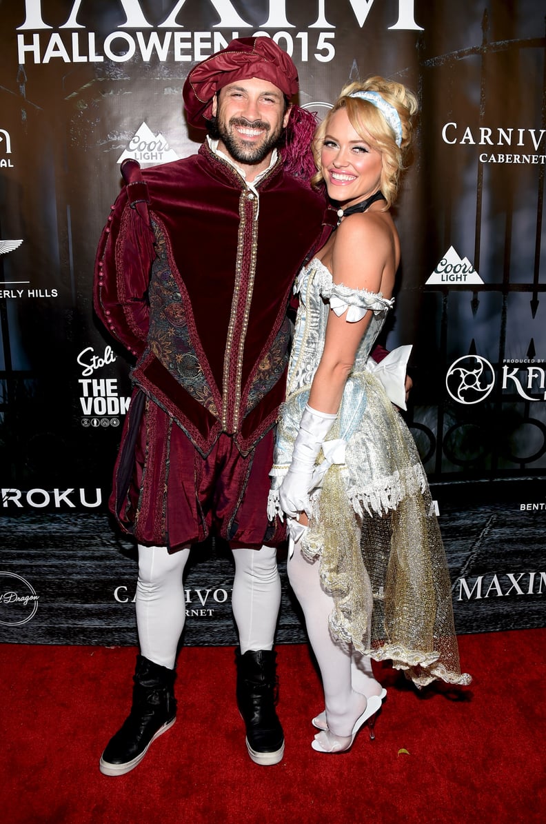 Maksim Chmerkovskiy and Peta Murgatroyd as Prince Charming and Cinderella