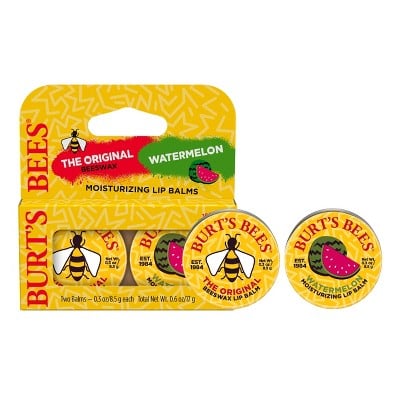 Burt's Bees Tin Lip Balm - Beeswax and Watermelon