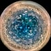 Juno Spacecraft Photo of Jupiter's Cyclones
