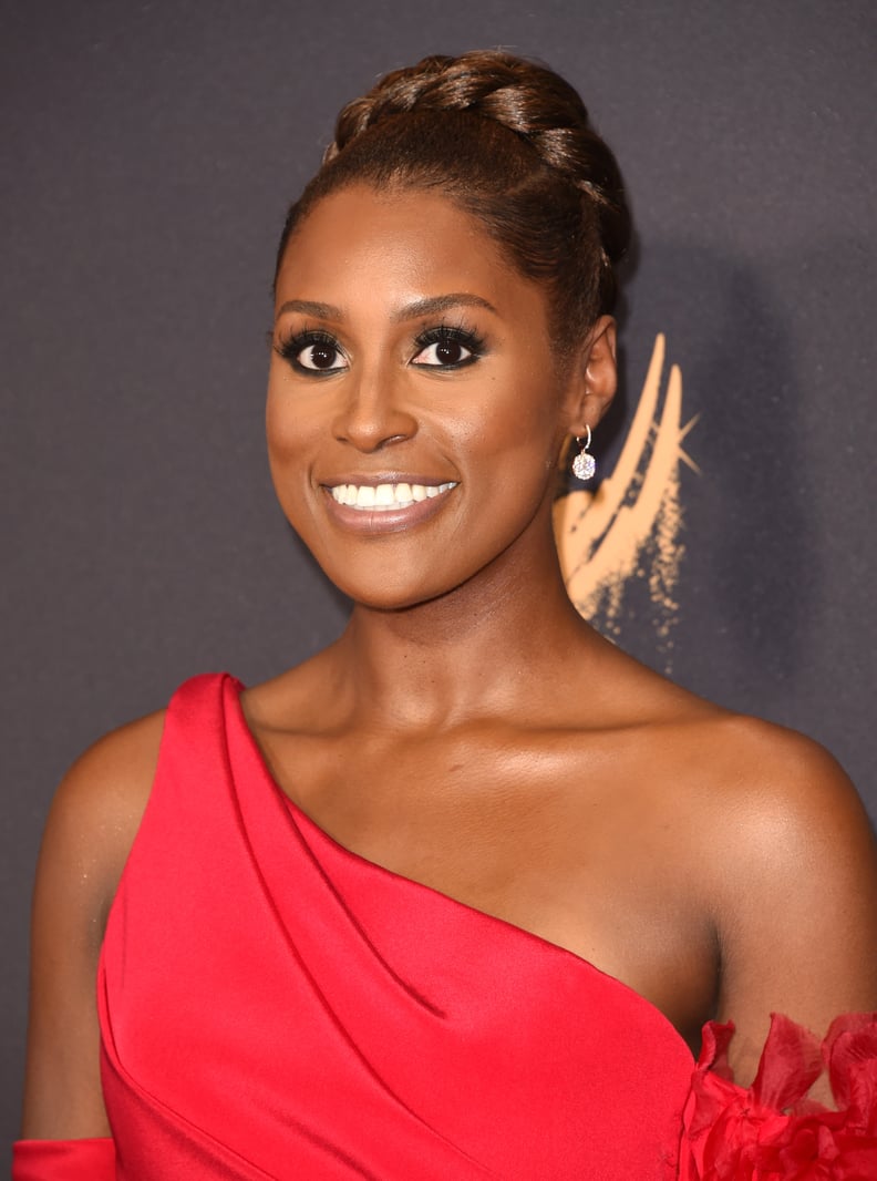 Issa Rae at the 2017 Emmy Awards