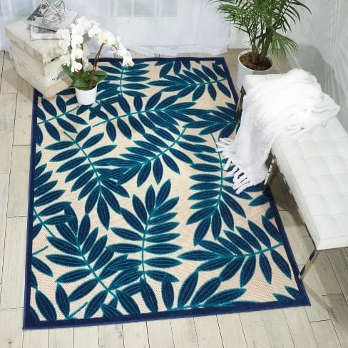 Nourison Aloha Navy Area Rug