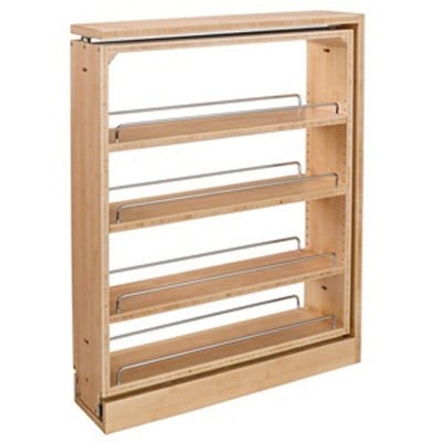 Rev-A-Shelf 3-Inch Pullout Adjustable Wood Kitchen Cabinet Organiser Rack