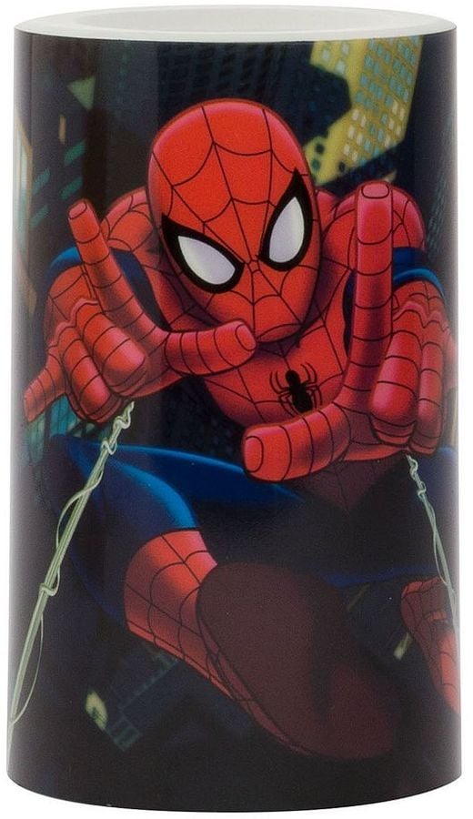 Spider-Man Flameless Pillar Candle