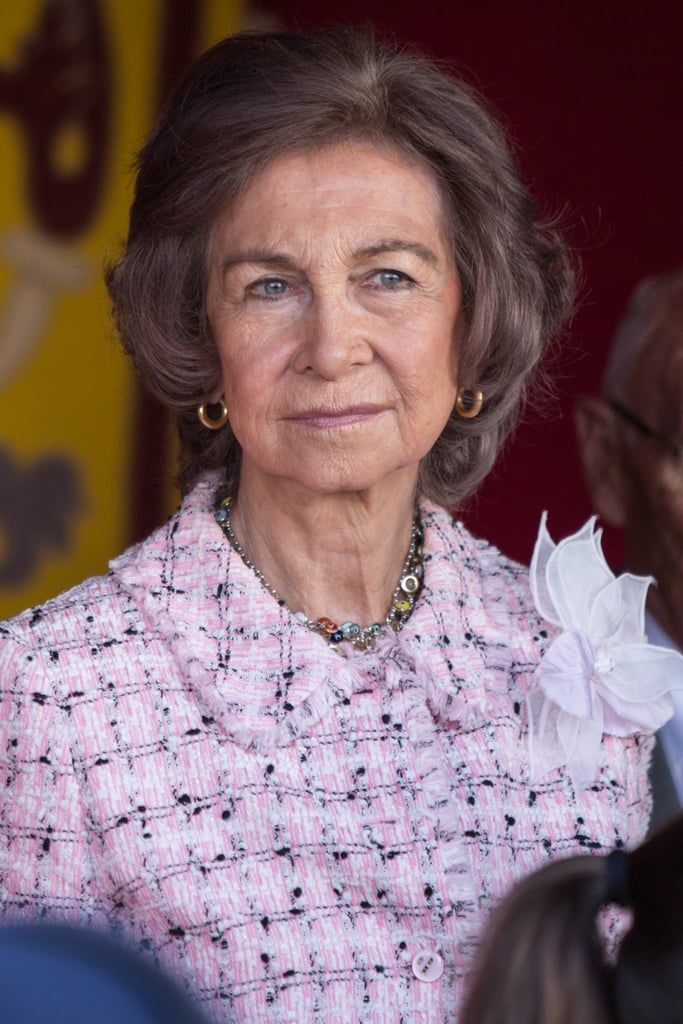 Queen Sofía attend the Red Cross fundraising day event in Madrid.