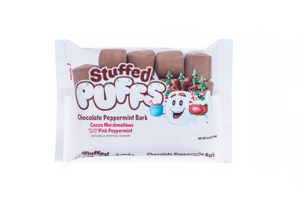 Stuffed Puffs Debuts Chocolate Peppermint Bark Marshmallows