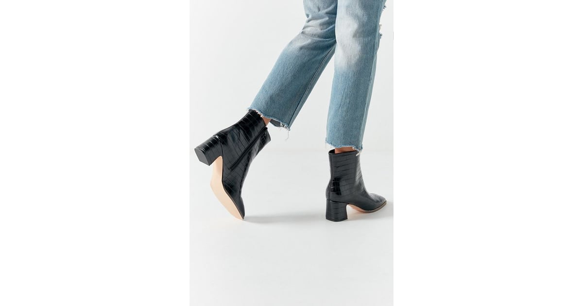 Uo kate shop croc ankle boot