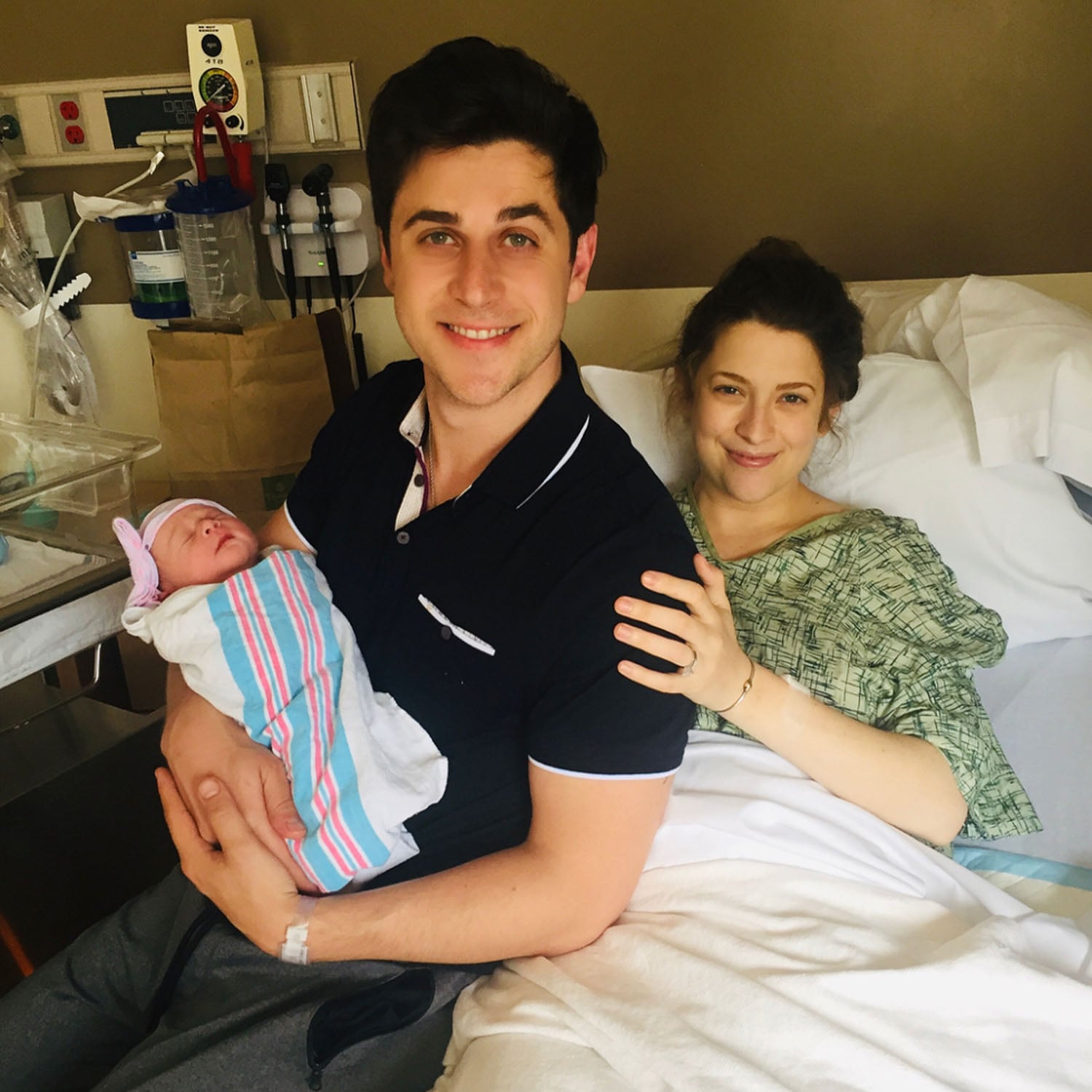 David Henrie and Maria Cahill First Baby 2019 PS Family