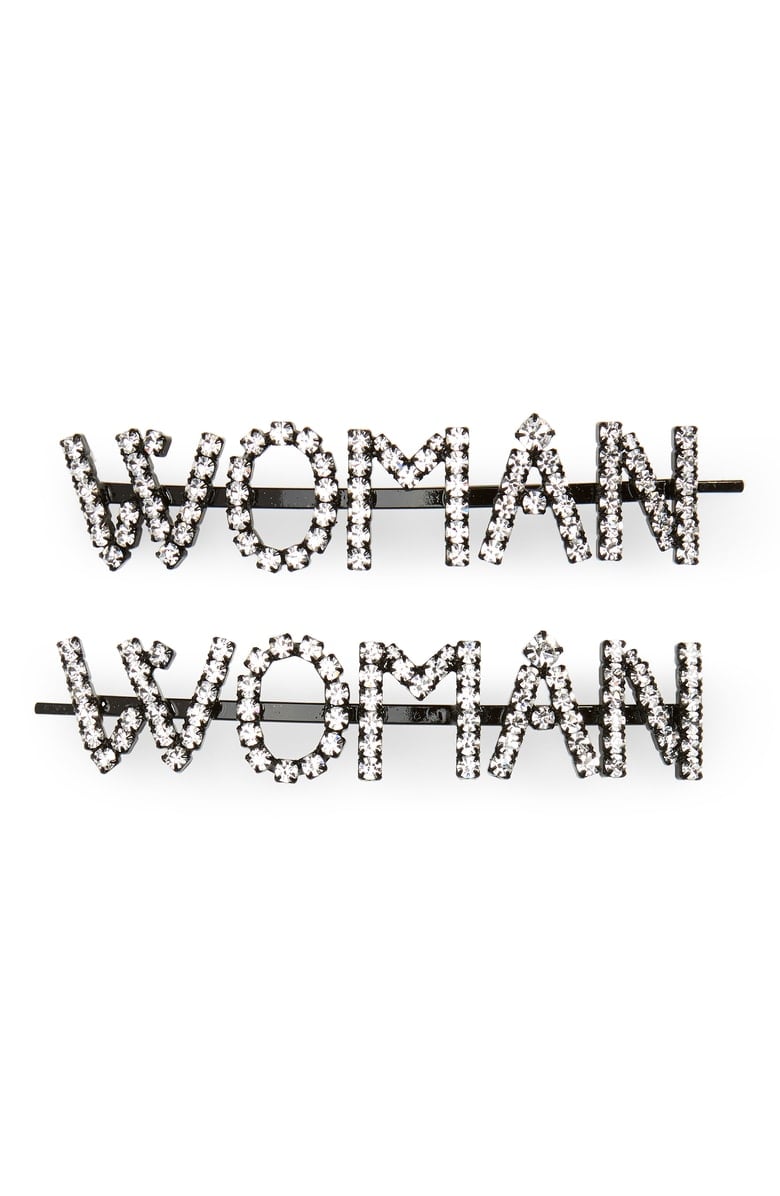 Ashley Williams Woman Set of 2 Crystal Hair Pins