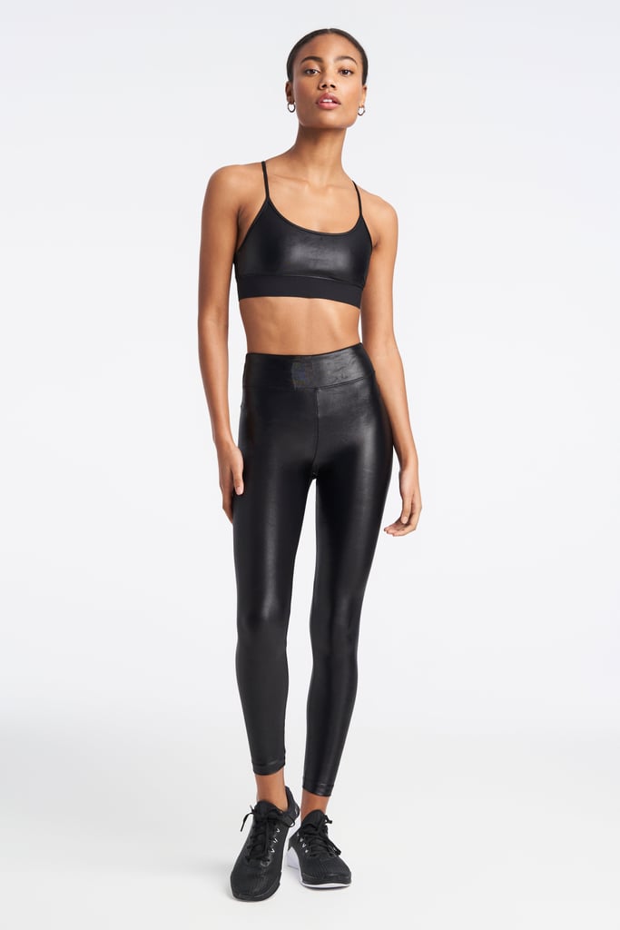 High Waist Lustrous Legging Midnight – The Sweatbar