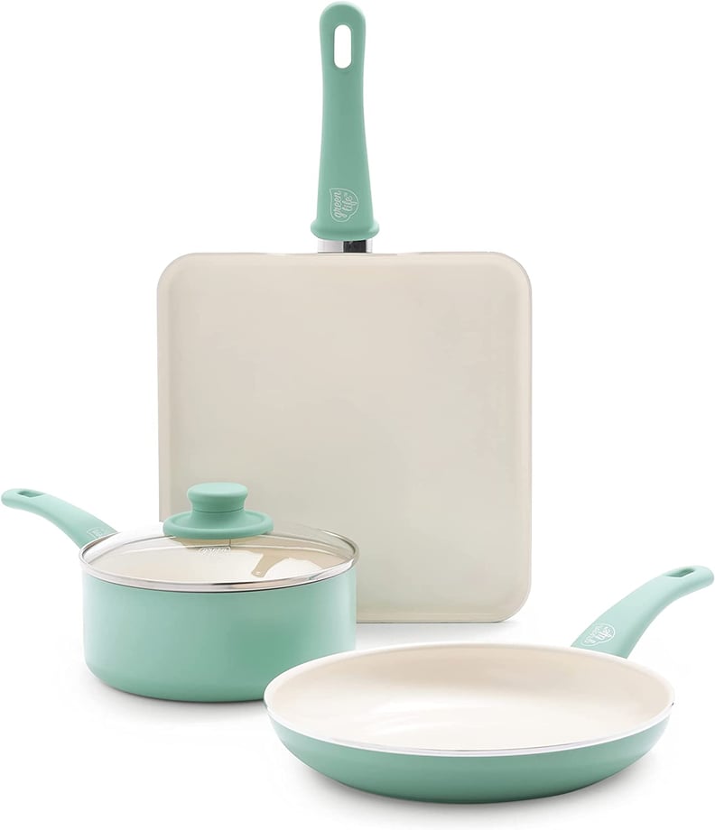 Nonstick Cookware: GreenLife Soft Grip Ceramic Nonstick Cookware Set