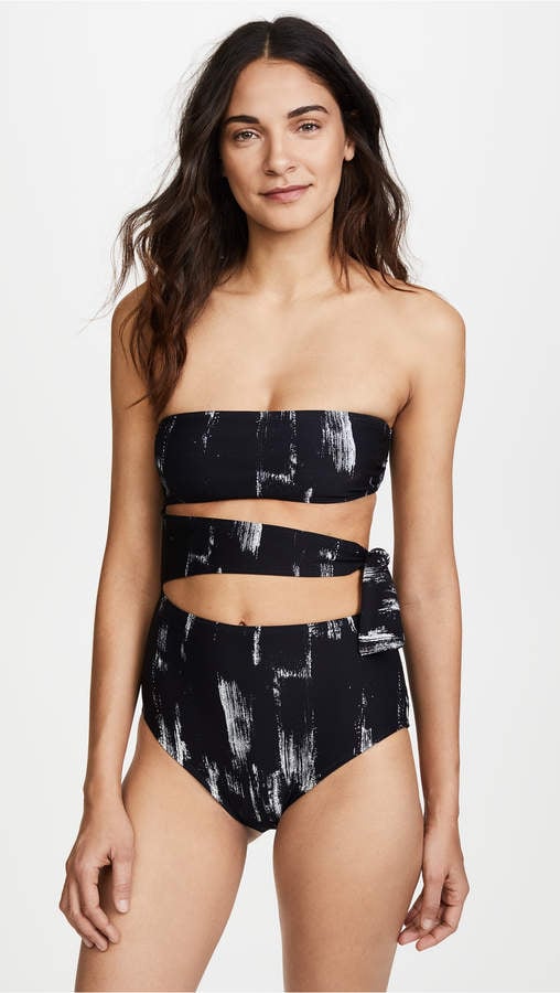 Proenza Schouler Paintbrush Tie One-Piece