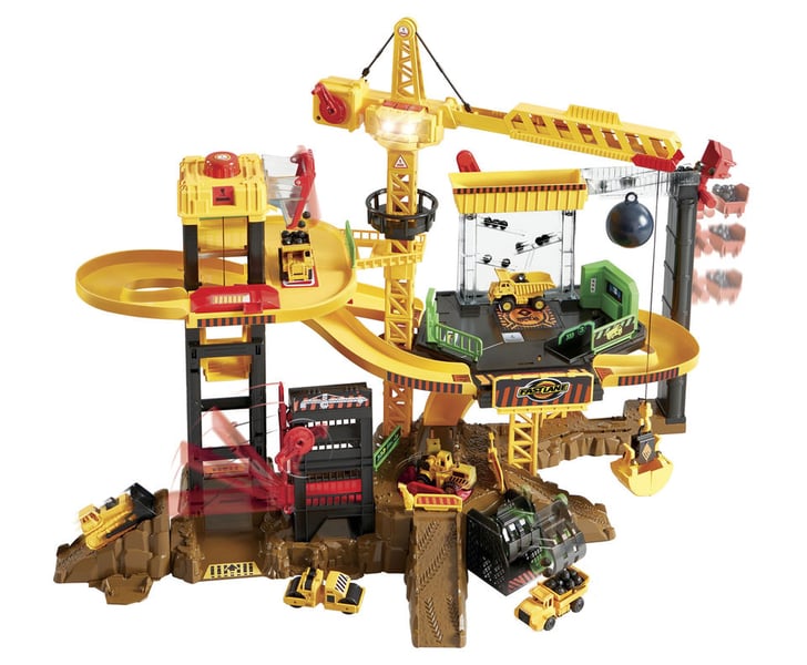 Fast Lane Construction Site Playset Gifts For Kids Under 50