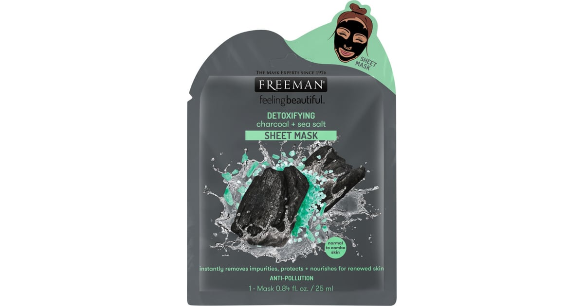 Feeling Beautiful Detoxifying Charcoal + Sea Salt Sheet Mask Ulta