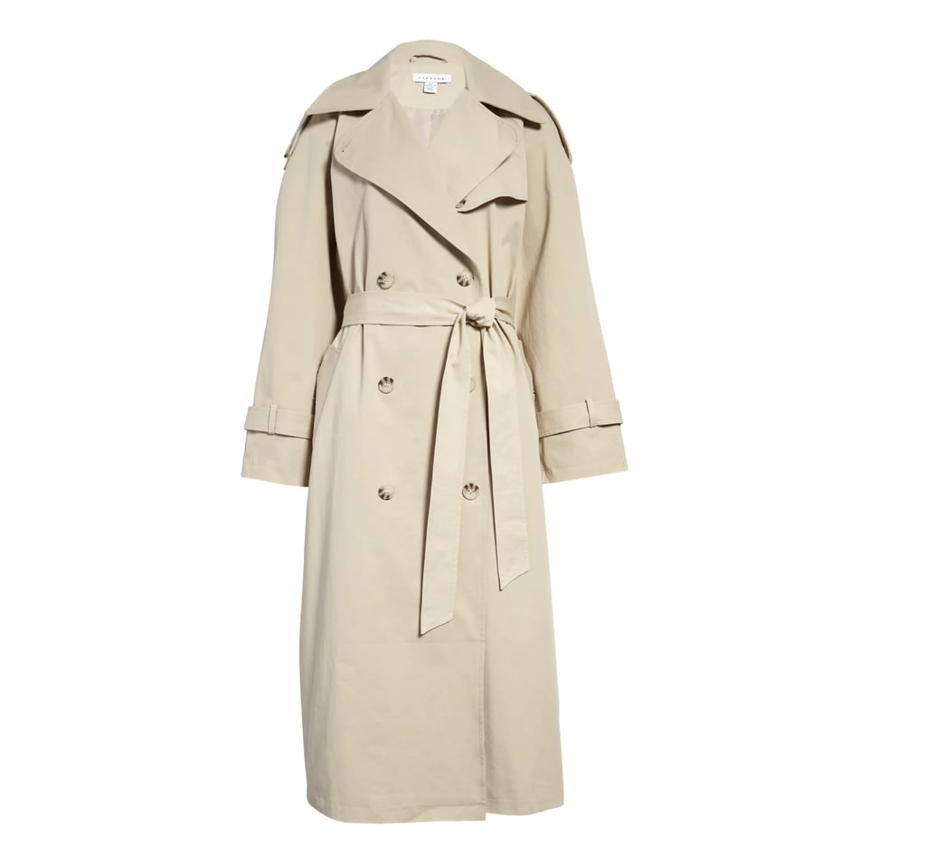 A Classic Piece: Topshop Classic Oversize Cotton Trench Coat