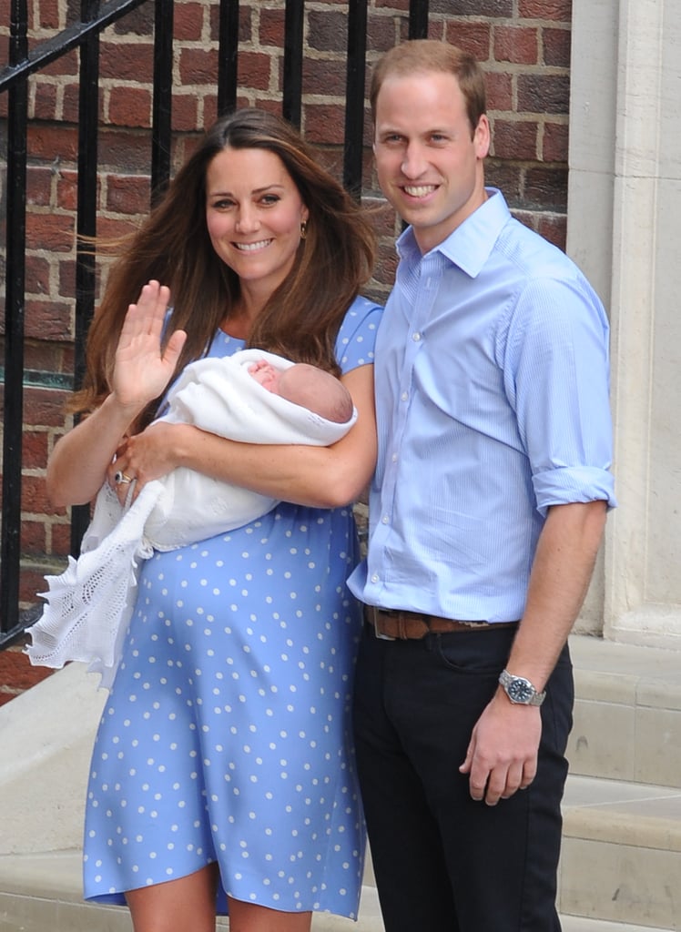 The Duke and Duchess of Cambridge With Prince George