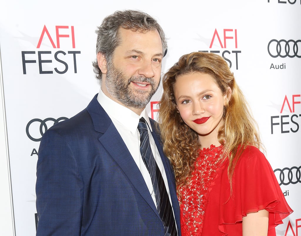 Judd Apatow and Leslie Mann With Daughter November 2016