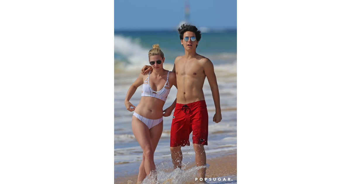 Cole Sprouse And Lili Reinhart In Hawaii January 2018 Popsugar 