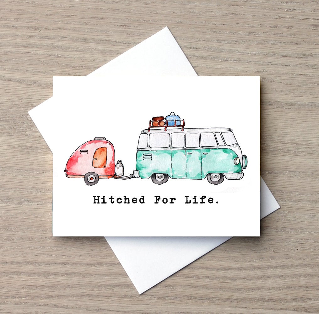 Hitched For Life Cards