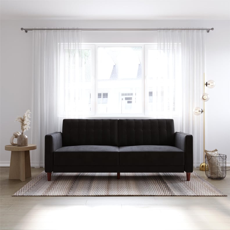 Best Futon: Ember Interiors Pin Tufted Transitional Futon