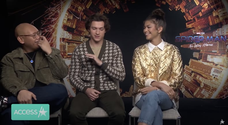 Zendaya's Gold Valentino Sweater