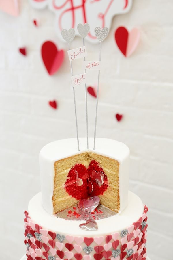 Secret Heart Cake