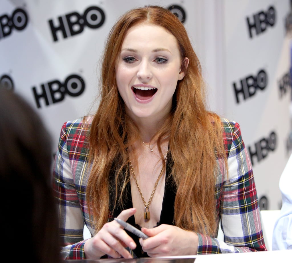 Sophie Turner As A Red Head What Is Sophie Turners Natural Hair Color Popsugar Beauty Photo 8