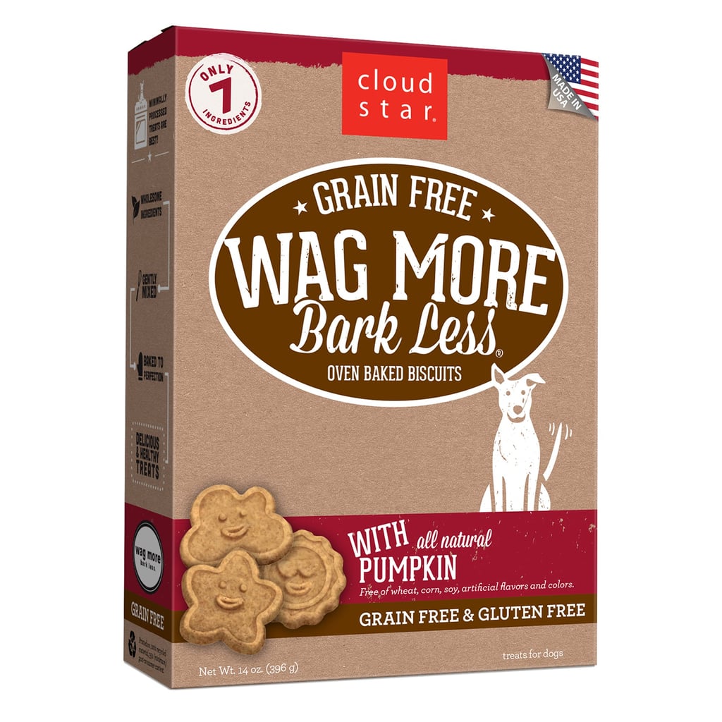 Cloud Star Wag More Bark Less Oven Baked Grain Free Pumpkin Dog Treats