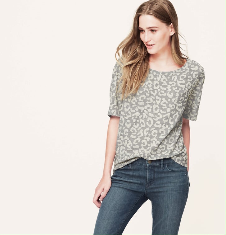 Loft Printed Tee Fall Clothes 2014 For Under 50 POPSUGAR Fashion