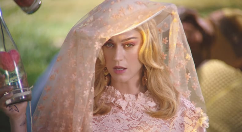 Katy Perry's Pink Makeup in the "Never Really Over" Music Video