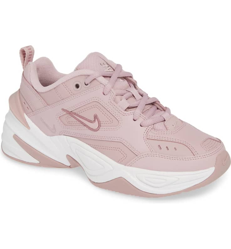 Pink nike dad shoes hot sale